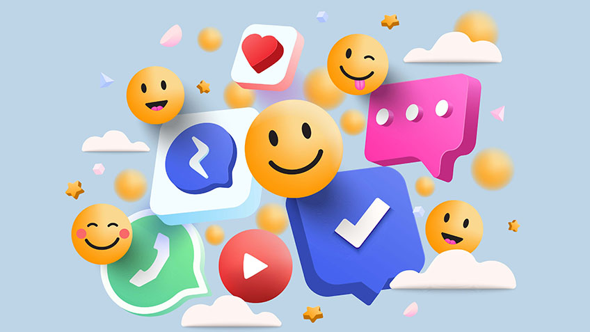 Social Media Emojis and Icons Social Media Emojis and Icons