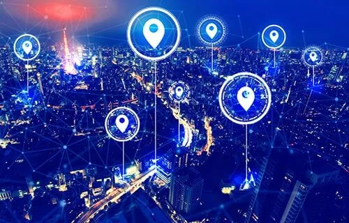 google pinned locations