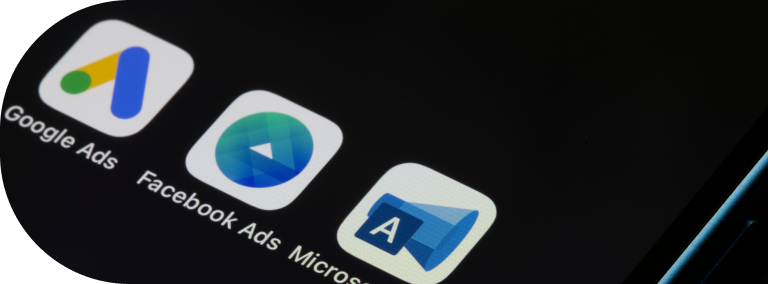 google ads and facebook ads icons
