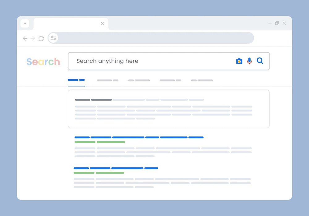 search results page search results page